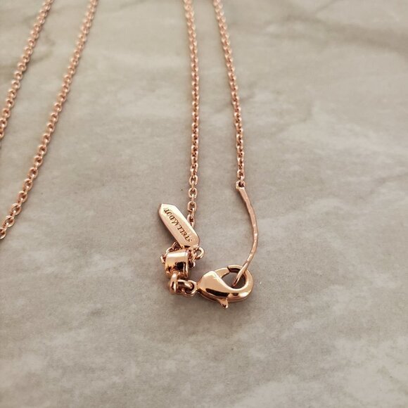 ✨ Stella and Dot Fine Chain Rose Gold Modern Minimalist Dainty Necklace ✨ - Picture 2 of 9